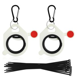 HAIKING Cable Tie Holders, 2 PCS Zip Tie Holder Organizer with 20 PCS Zip Ties for Efficient Organization and Avoidance of Waste