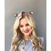 Mardi Gras Headband Festival Glitter Mask Crown Headband for Women