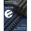 316L Stainless Steel Curb Cuban Chain Men's & Women's Necklace
