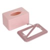 Tissue Box with Spring Support, 1Pc Simple Plastic Tissues Holder