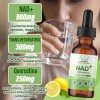 Nad+ Gotas Nr Nicotinamida Ribosa Antioxidante Mujer Hombre Sabor Limón