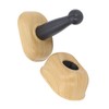 Door Stopper Non Magnetic No Drilling Windproof Wood Grain Invisible