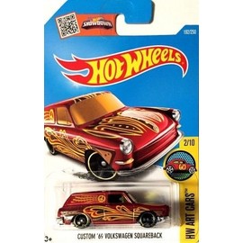 Hot Wheels 2016 - Custom '69 Volkswagen Squareback Burgandy color rare 192/250
