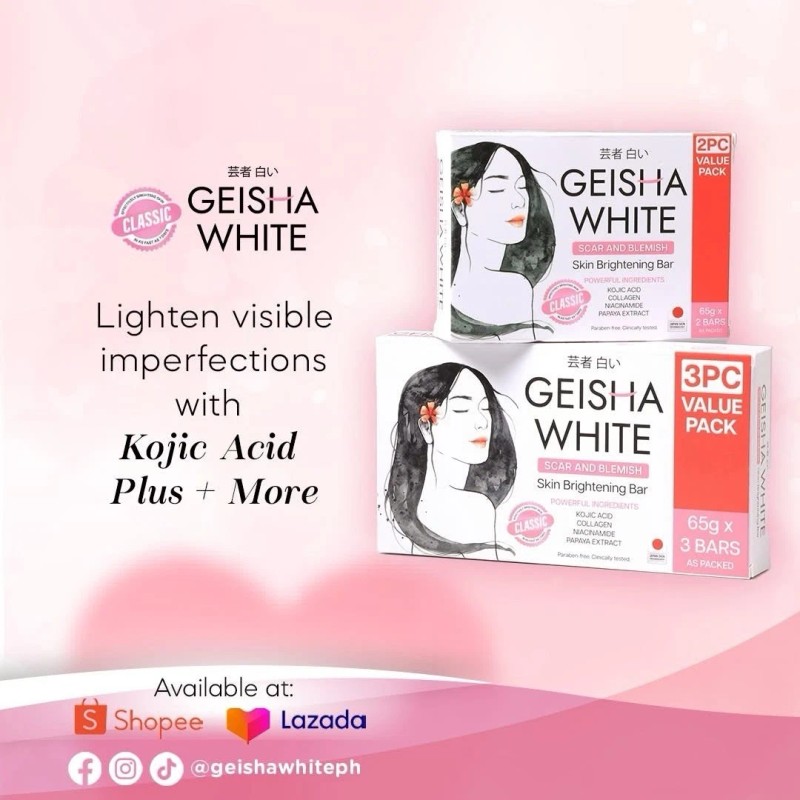 GEISHA WHITE 1 Box Geisha White INTENSE skin Brightening&Li