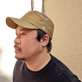 Basic Ench Wrinkle US Work Work Cap, Large Size, Hat, Absorbent, Quick Drying, Women's, Men's, One Size Fits Most, Big Size, beige