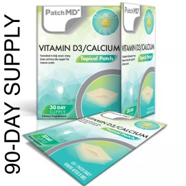 PatchMD 90 Day Supply Original PatchMD Vitamin D3 Calcium Patch 90 Patches