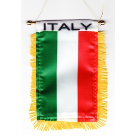 Italy - Window Hanging Flag