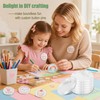 15PCS 3 Inch Clear Button Pin Blanks, DIY Acrylic Photo