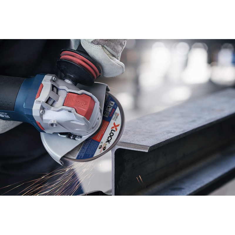 Bosch GWX10-45DE 4-1/2 In. X-LOCK Ergonomic Angle Grinder with No