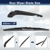 X AUTOHAUX Rear Windshield Wiper Blade Arm Set Back Glass