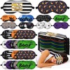 50 Pcs Halloween Sleep Eye Masks Bulk for Women Adjustable