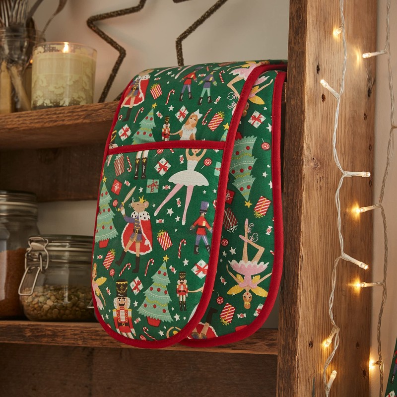 Ulster Weavers Double Oven Glove - Nutcracker - Christmas (100%