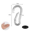 Pack of 20 Carabiner M4 Carabiner Hooks Stainless Steel 304