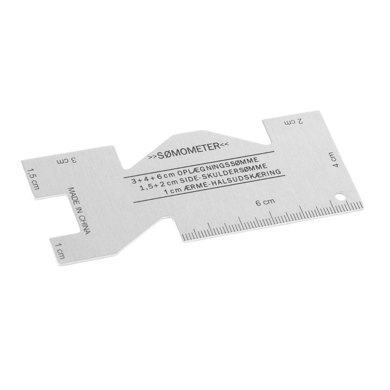 Metal Sewing Ruler Aluminium Alloy Light Flexible Portable Accurate Hand