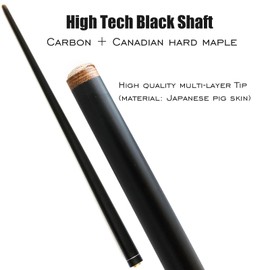 Tai ba cues 2-Piece Pool cue Stick, 13mm Tip, Short 48" Junior Kid cue, Hardwood Canadian Maple Professional Billiard Pool Cue Stick 18,19 Oz Pool Stick (Selectable)-Blue, Black,Green, Red