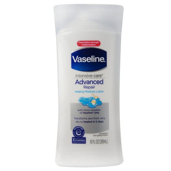 Vaseline Intensive Care Advanced Repair Lotion Fragrance-Free 10 oz (Pack of 12)