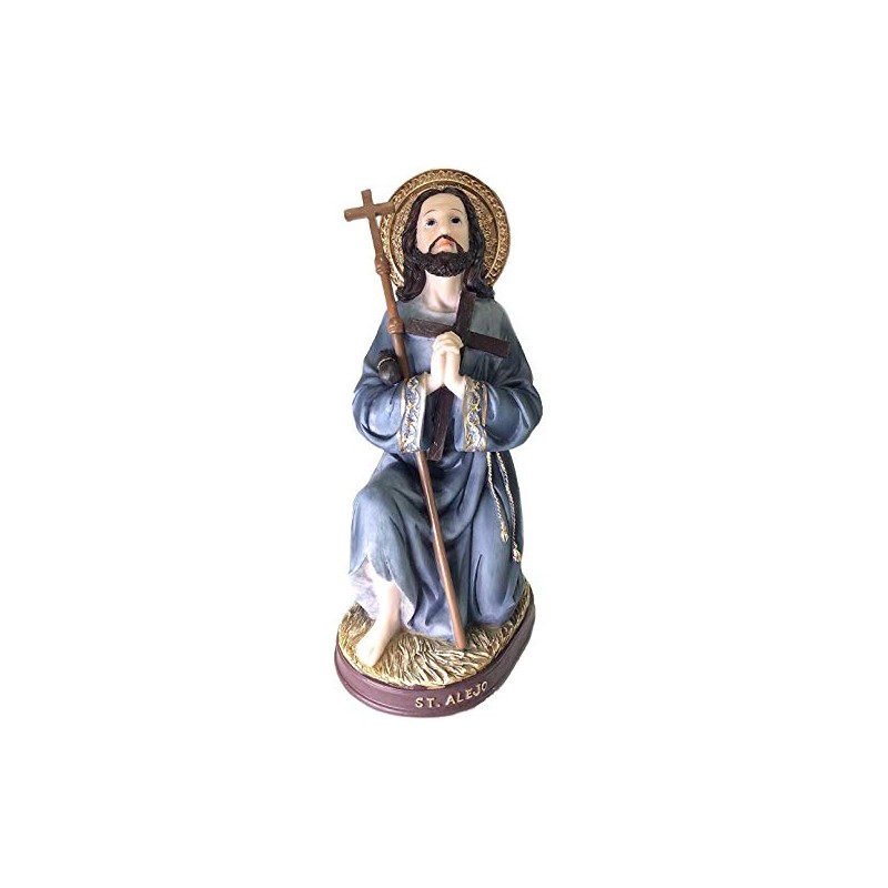 San Alejo Saint Alex Santo St Catholic Statue Figurine Religious