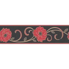 Fine Decor 173 mm Florentina Border, Red