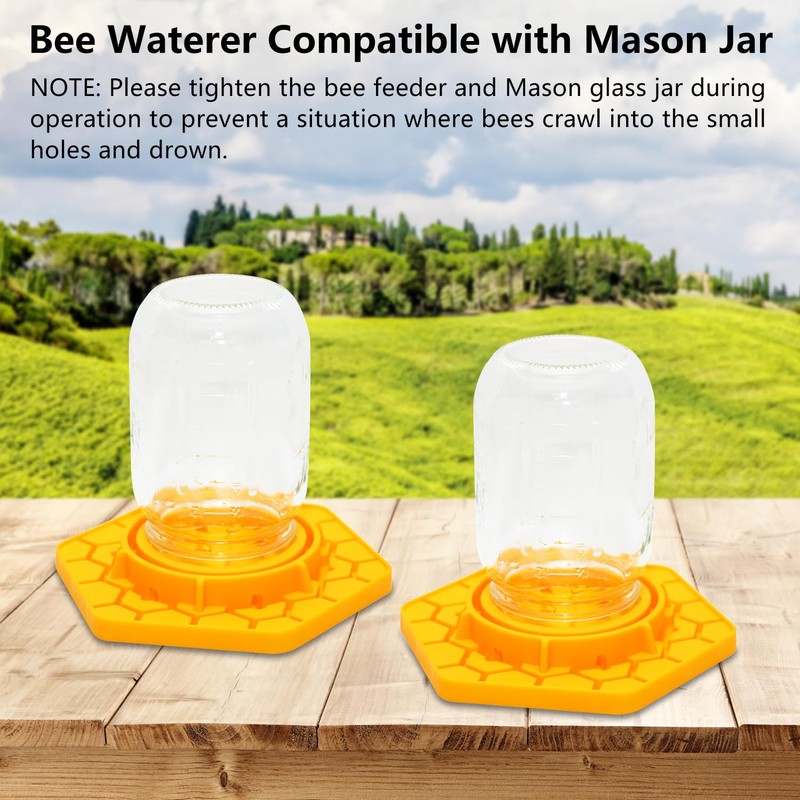 HiveSweet Bee Feeder for 2 pcs Bee Feeder for Mason