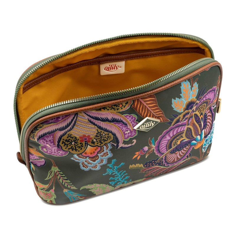 Oilily Young Sits Chiara Cosmetic Bag 9.5 cm, Forrest Green,