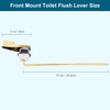 Hygie Rinse 2PACK Universal Metal Toilet Handle Replacement Kit Compatible