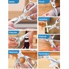 Multifunctional kitchen scissors made of stainless steel, sharp blade: robust
