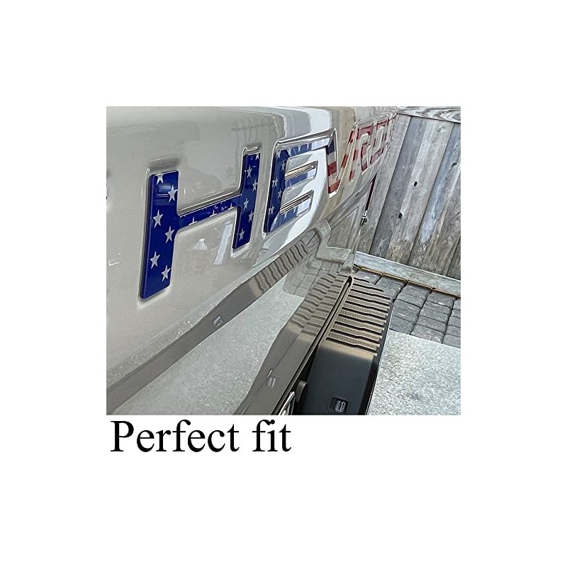 Auto safety Tailgate Insert Letters Compatible with 2019 2020 2021