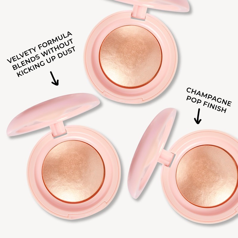 MCoBeauty Baked Highlighting Powder - Champagne