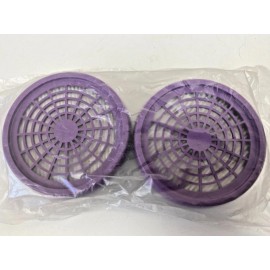 Zee Medical 6 Replacement Respirator Cartridges C50A Fumes Asbestos Half Mask