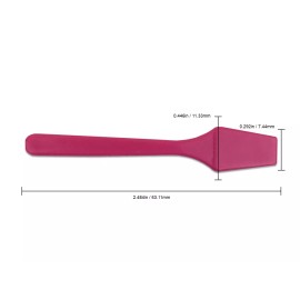 PANA 4 Packs Pana 2.5" Pink Small Plastic Makeup Cosmetic Facial Mask Spatula Scoop