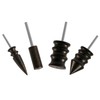 4pcs Leather Burnisher Bits for Rotary Tool, 4 Styles Leather