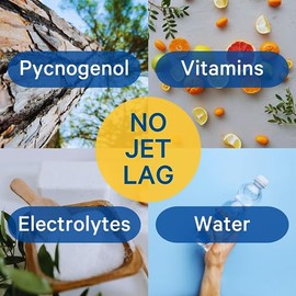 1ABOVE Comprimidos para el Alivio del Jet Lag : Multivitam?nico