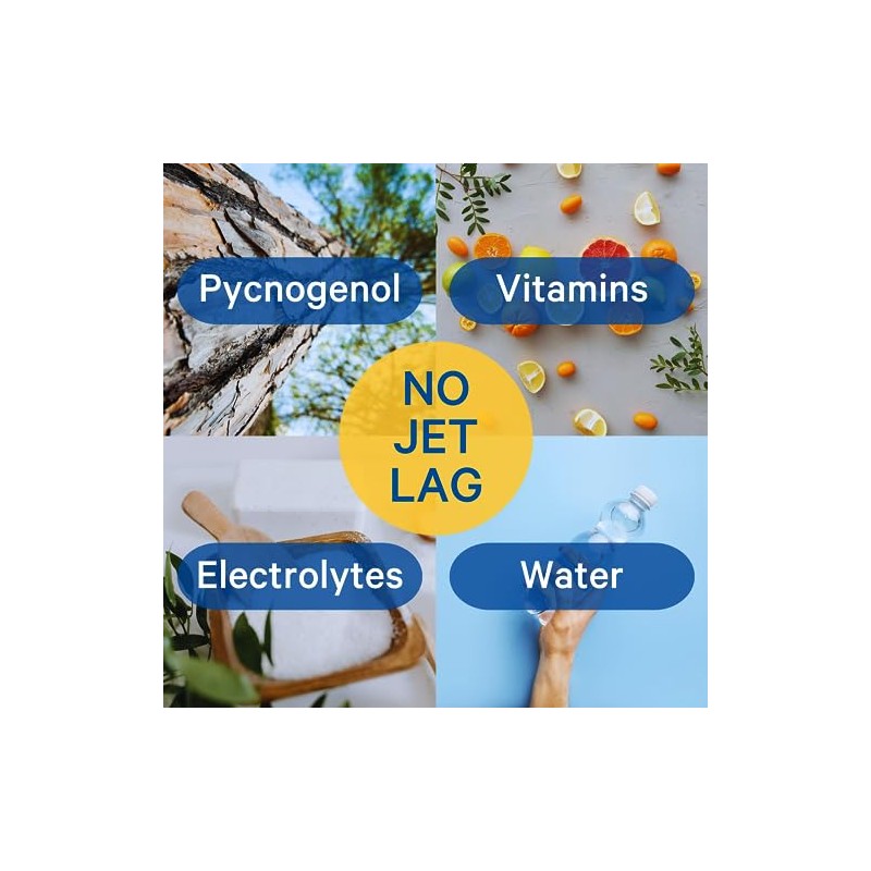1ABOVE Comprimidos para el Alivio del Jet Lag : Multivitam?nico