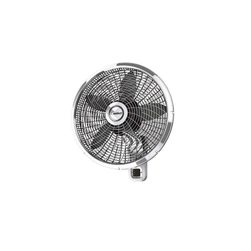 Lasko Lasko-18 Oscillating Wall-Mount W/Remote, 3-Speed (M18950) Household Fans, Standard