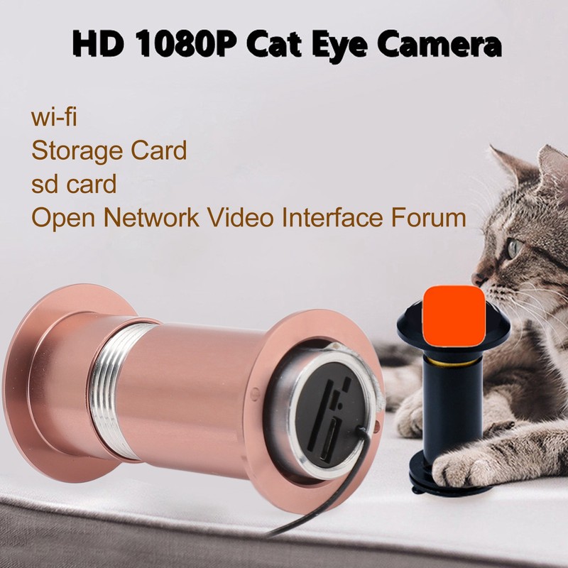 Door Eye Hole Camera 2 Way Talk Motion Detection HD