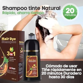 Deep Coffee Hair dye Shampoo 3 in 1, 10 mins Herbal Hair Darkening Shampoo, Instant Hair Coloring Shampoo, Magic Hair Dye Shampoo (Deep coffee)