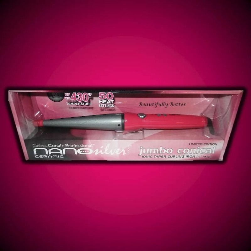 Jilbere NEW! JILBERE NANO SILVER TOOLS PINK JUMBO CONICAL CONI