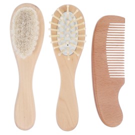 VICASKY Baby Scalp Brush Set 1 Set Baby Hair Brush for Newborns Scalp Massager Hair Cleaning Brush Soft Bristles