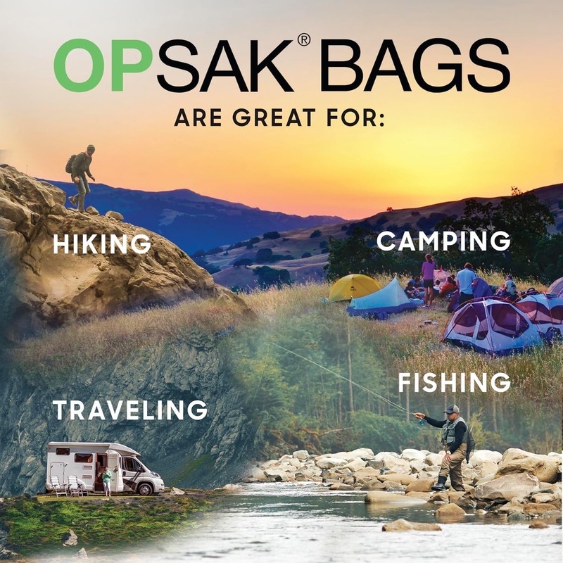 LOKSAK - OPSAK Odorproof Dry Bags for Backpacking, Hiking and