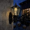 Lovefindahome Solar Wall Lamp with Light Sensor,Waterproof Wall Light Outdoor