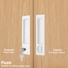 Dontay Pocket Door Handle, Modern Rectangular Keyed Entry Function, (Bed/Bath)