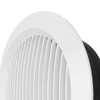 200mm Round Vent Cover ABS Plastic Louver Air Ventilation Grille