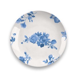 Tarhong DN23986170 Cottage Blue Floral Salad Plate, 8.3 inches (21 cm), Dish, Crack-resistant, Melamine Tableware, Plastic, Dishwasher Safe, One-Plate, Stylish, Cute, Lightweight, Outdoor, Camping