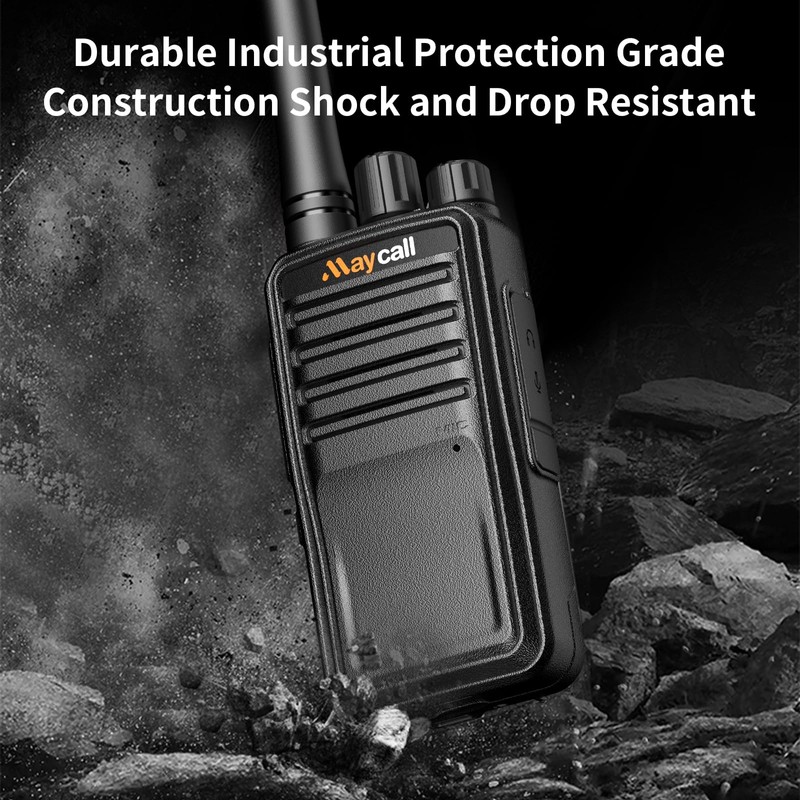 Maycall MC-528 6 Pack Walkie Talkies with Earpiece, Portable FRS