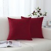 Jeneoo Decorative Burgundy Red Throw Pillow Covers Rustic Farmhouse Rectangular