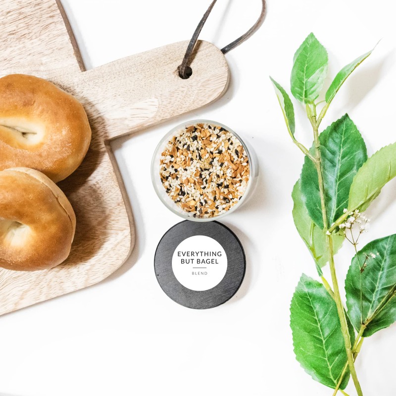 Minimalist Round Spice Labels for Lids - 140 Spice Jar