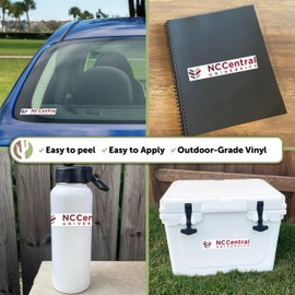 Desert Cactus North Carolina Central University Sticker NCCU Eagles Vinyl Decal Laptop Water Bottle Car Scrapbook (IND 00033)