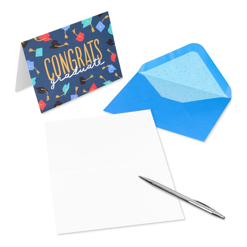 Papyrus Graduation Cards with Envelopes, Congratulations Designs (20-Count)