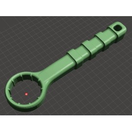 CD3DPrinting Tankless Water Heater Filter Removal/Install Wrench 10-lobe For Rinnai H98-510-S