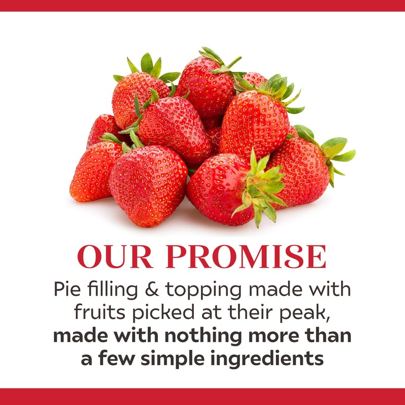 Duncan Hines Comstock Simply Pie Filling, Strawberry, 21 Ounce (Pack